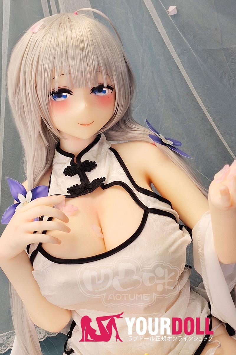 Aotume Doll #93 155cm Hカップ ギャラリー画像 6：クローズアップ。アニメ二次元キャラを忠実に立体化した #93 ヘッドの精細なメイクと瞳の発色が確認できるカットです。