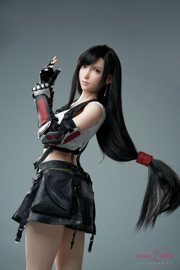 Game Lady プラチナシリコン素材の質感クローズアップ ティファ