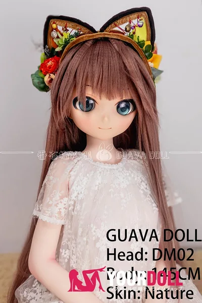 GUAVADOLL 145cm Dカップ GUD055 DM02 ビニールヘッド ハイブリッド 猫耳 ラブドール