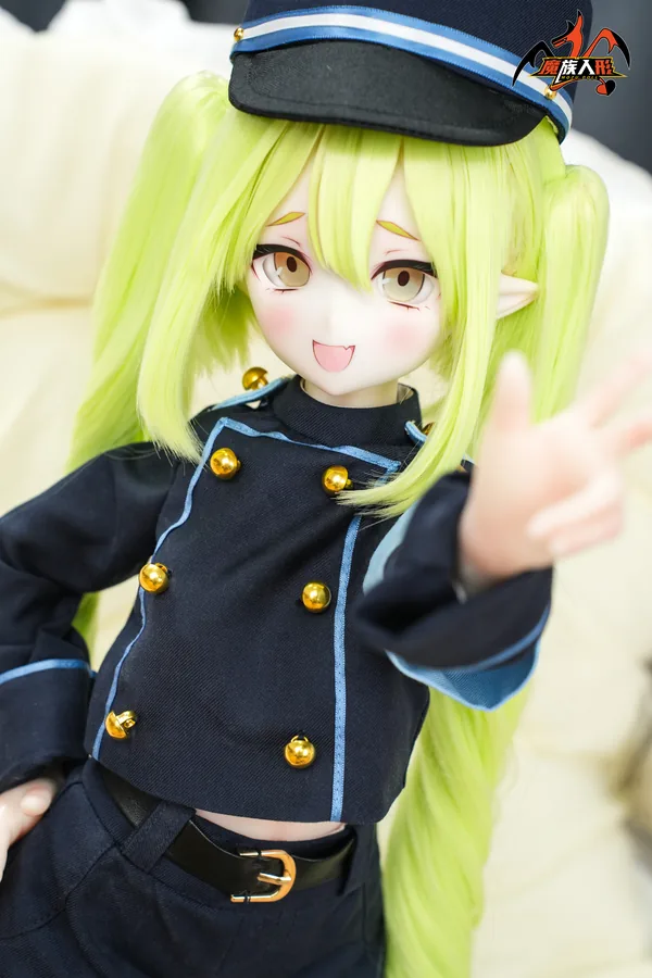 MOZU DOLL 望 65cm SSR級 黒軍服エルフ耳 ビニール製