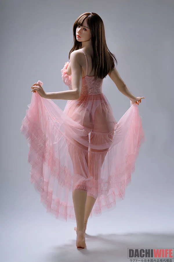 Top-Sino T1D Miyou 162cm Gカップ ギャラリー画像 4:ピンクレースランジェリースタイル。Top-Sino 爆撃機シリーズの最上位 TYPE グラビアならではの撮影品質を伝えるカットです。