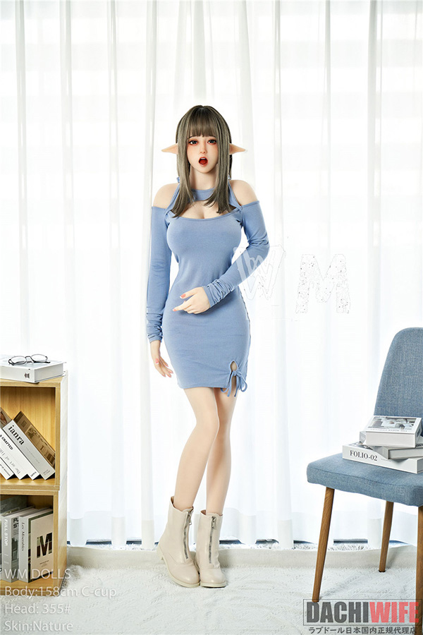 WM Doll #355 158cm Cカップ ギャラリー画像 4：横向きカット。TPE素材ならではの柔らかいラインと自然な姿勢が確認できます。