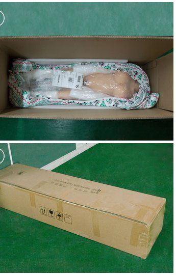 毛布で包んで無地の箱に入れた梱包（公式サイトより）