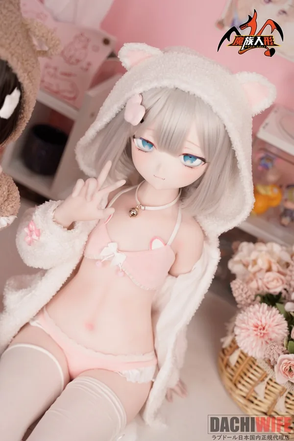 MOZU DOLL 玲芽 85cm SSR級 ギャラリー画像 3:85cm ソフトビニールボディの上半身カットです。MOZU DOLL の特徴的なソフトビニール製ミニドールの軽量さ・ポーズ保持力が確認できます。