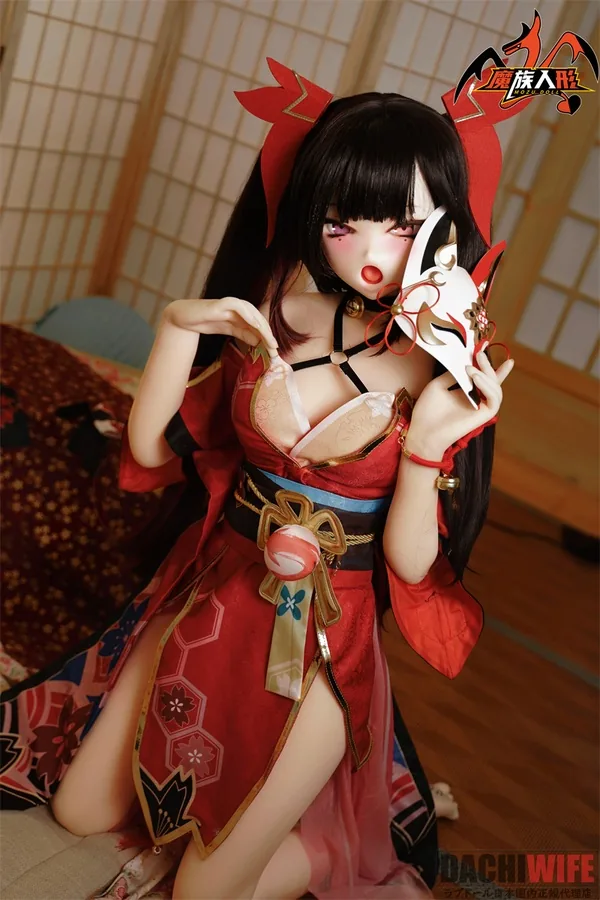 MOZU DOLL 星火 148cm Cカップ ギャラリー画像 7:148cm Cカップ ボディの背面ライン確認カットです。腰からヒップにかけての TPE ボディのライン、大柄帯サイズの存在感が伝わる画像です。