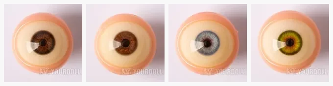 Qita Doll 眼球カラー 4色（yourdoll.jp 参考）