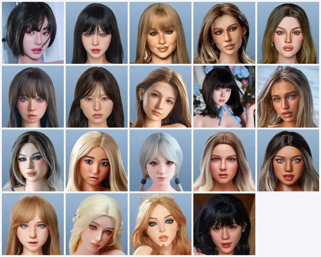 Real Lady ヘッド系列19種（R/S/T/B/lin 系列）