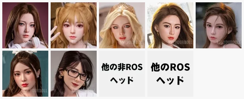 SilikoDoll ヘッド種類 9種(DACHIWIFE 取扱)